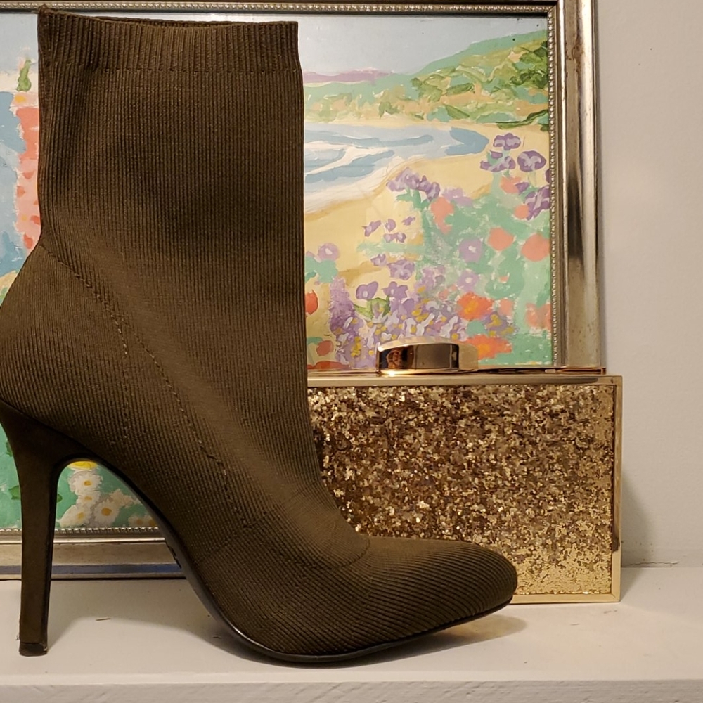Army Green Sock Boots